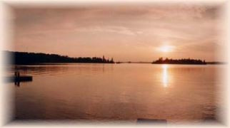 Sunset on Falcon Lake!