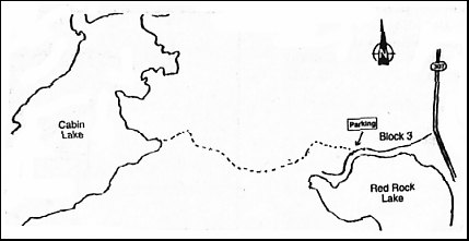 Cabin Lake Hiking 
Trail Map