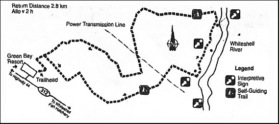 White Pine Hiking Trail Map
